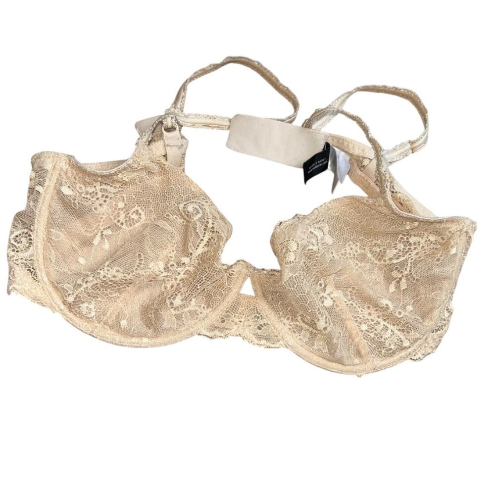 cosabella pretty sexy ivory all lace bra 34C